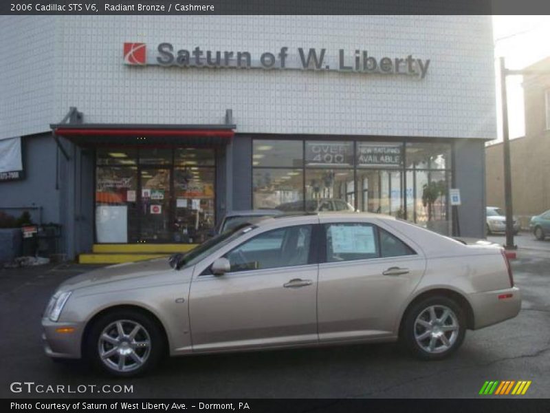 Radiant Bronze / Cashmere 2006 Cadillac STS V6