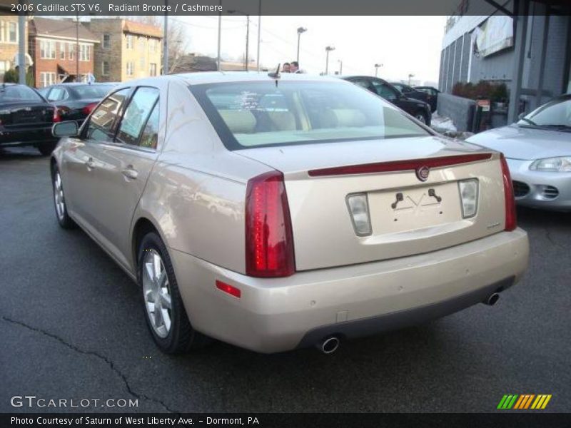 Radiant Bronze / Cashmere 2006 Cadillac STS V6