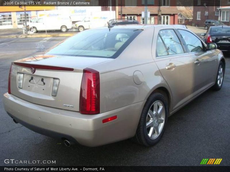 Radiant Bronze / Cashmere 2006 Cadillac STS V6