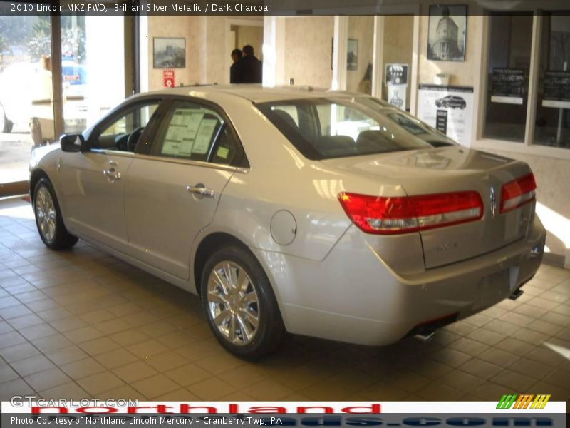 Brilliant Silver Metallic / Dark Charcoal 2010 Lincoln MKZ FWD