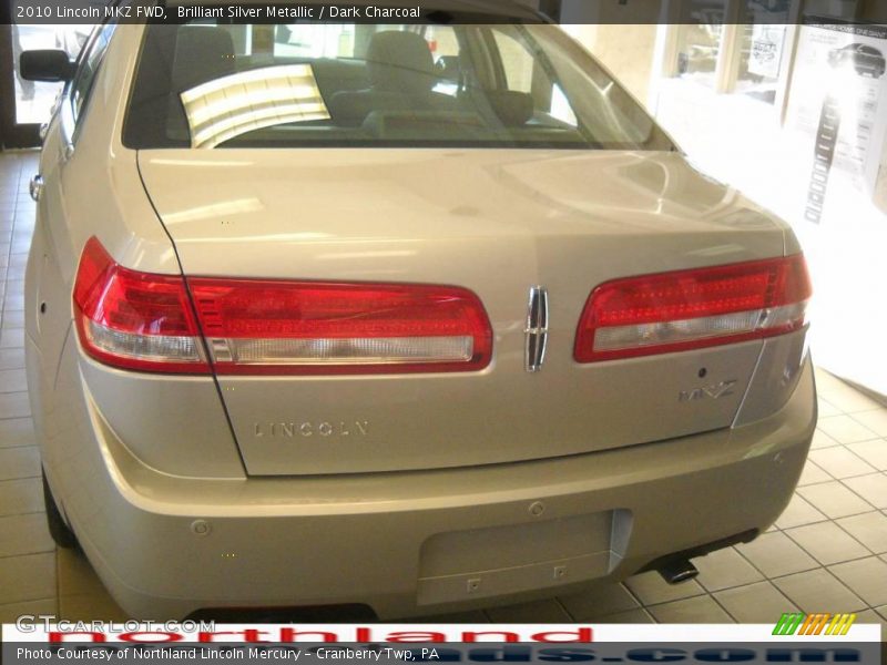 Brilliant Silver Metallic / Dark Charcoal 2010 Lincoln MKZ FWD