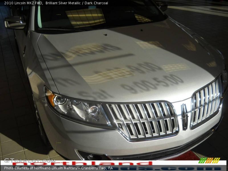 Brilliant Silver Metallic / Dark Charcoal 2010 Lincoln MKZ FWD