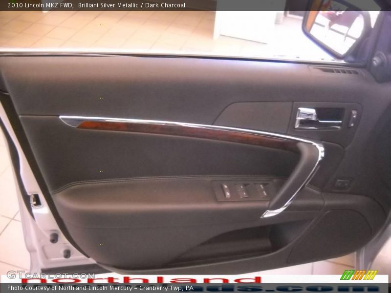 Brilliant Silver Metallic / Dark Charcoal 2010 Lincoln MKZ FWD