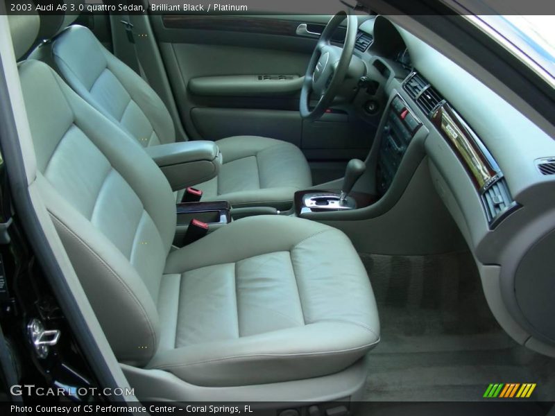 Brilliant Black / Platinum 2003 Audi A6 3.0 quattro Sedan