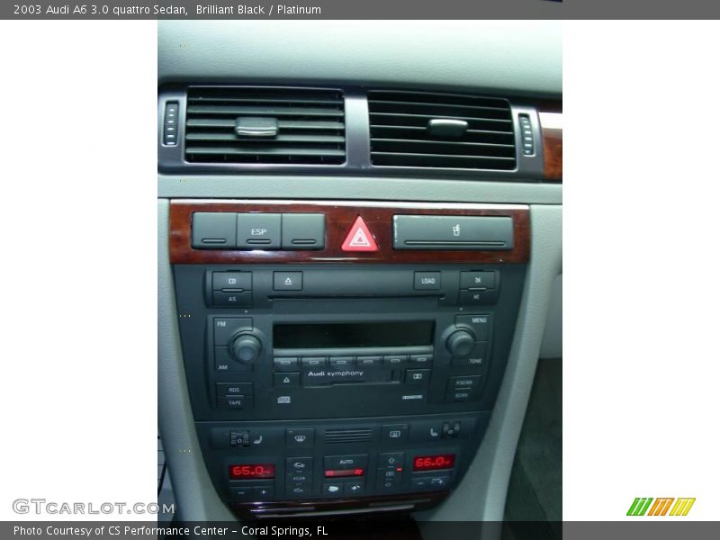 Brilliant Black / Platinum 2003 Audi A6 3.0 quattro Sedan