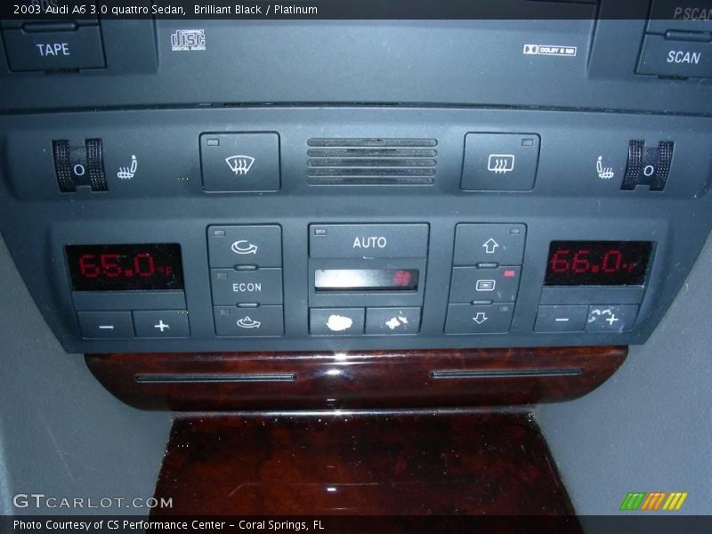 Brilliant Black / Platinum 2003 Audi A6 3.0 quattro Sedan