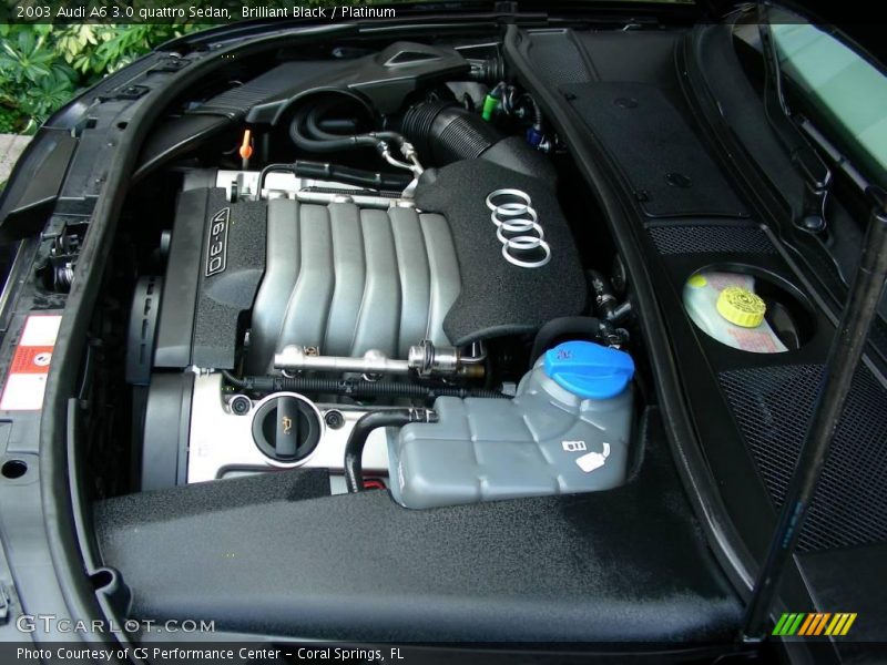 Brilliant Black / Platinum 2003 Audi A6 3.0 quattro Sedan