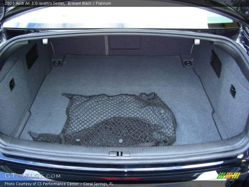 Brilliant Black / Platinum 2003 Audi A6 3.0 quattro Sedan