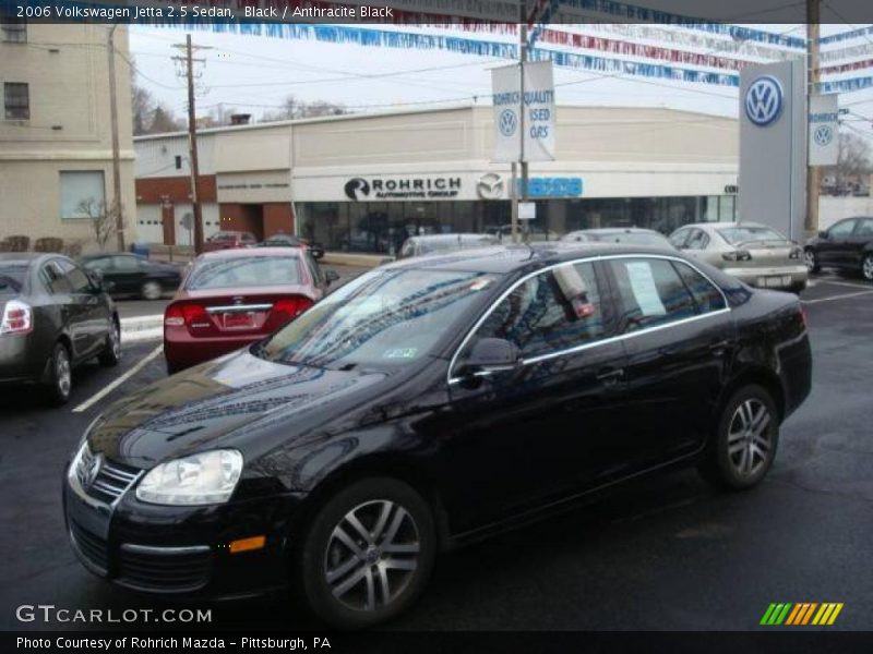 Black / Anthracite Black 2006 Volkswagen Jetta 2.5 Sedan