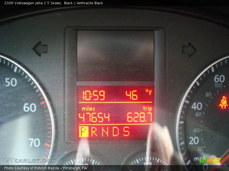 Black / Anthracite Black 2006 Volkswagen Jetta 2.5 Sedan