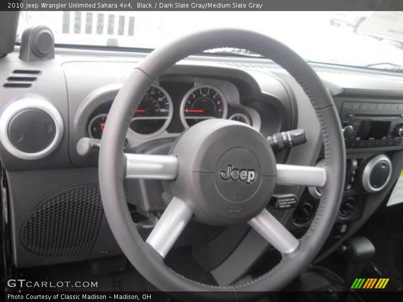 Black / Dark Slate Gray/Medium Slate Gray 2010 Jeep Wrangler Unlimited Sahara 4x4