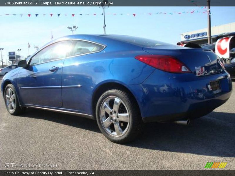 Electric Blue Metallic / Light Taupe 2006 Pontiac G6 GT Coupe