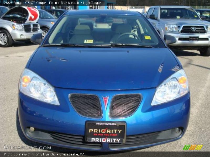 Electric Blue Metallic / Light Taupe 2006 Pontiac G6 GT Coupe