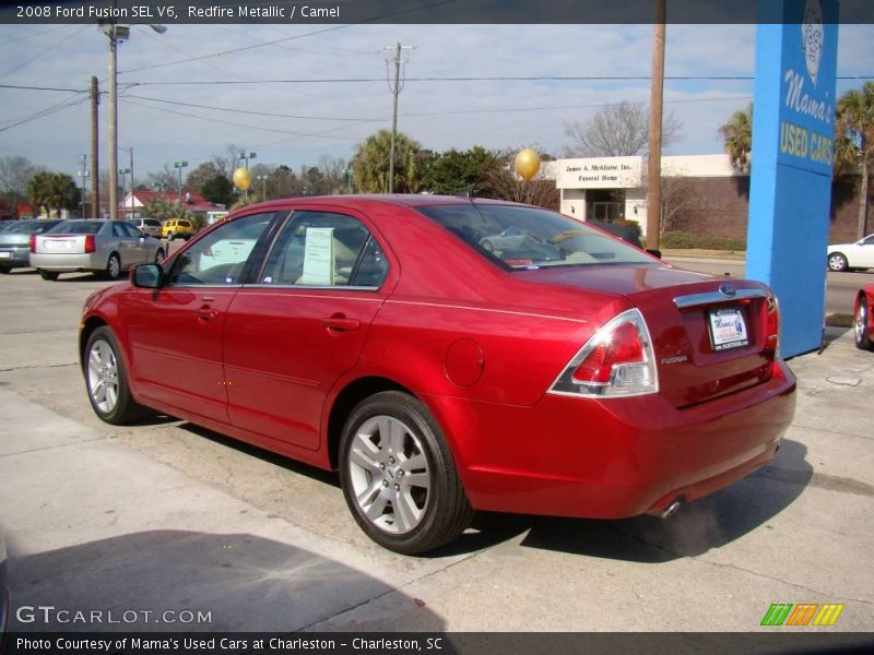 Redfire Metallic / Camel 2008 Ford Fusion SEL V6