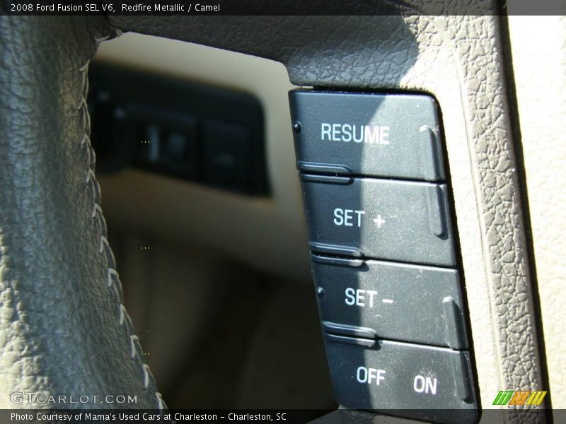 Redfire Metallic / Camel 2008 Ford Fusion SEL V6