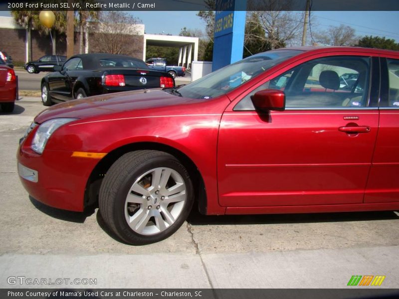 Redfire Metallic / Camel 2008 Ford Fusion SEL V6