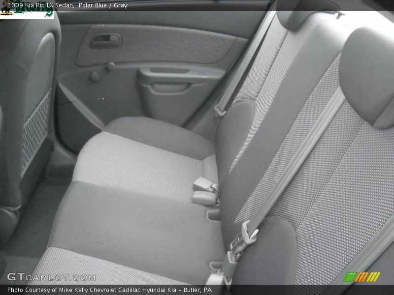Polar Blue / Gray 2009 Kia Rio LX Sedan