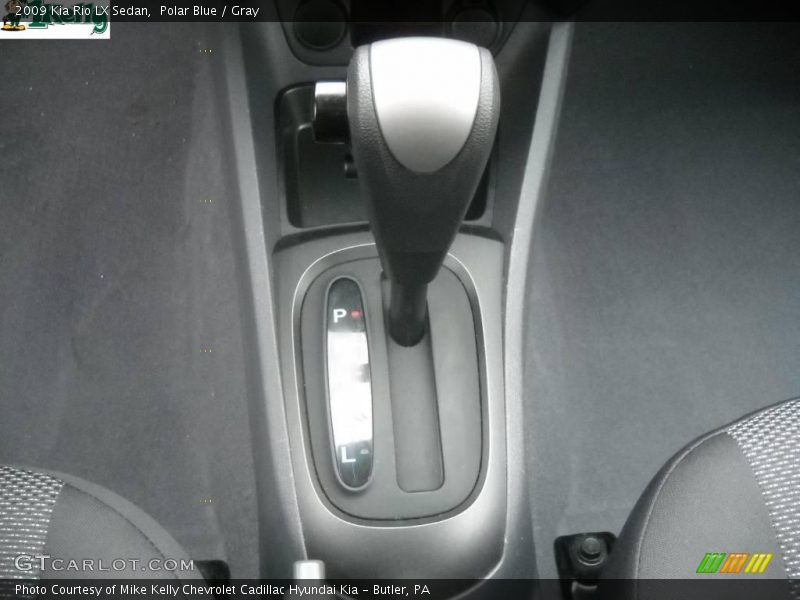 Polar Blue / Gray 2009 Kia Rio LX Sedan
