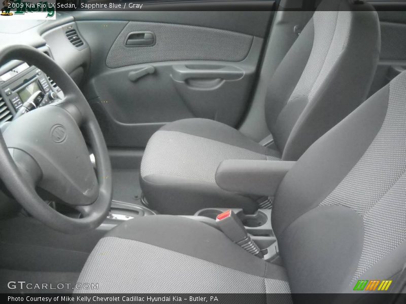 Sapphire Blue / Gray 2009 Kia Rio LX Sedan