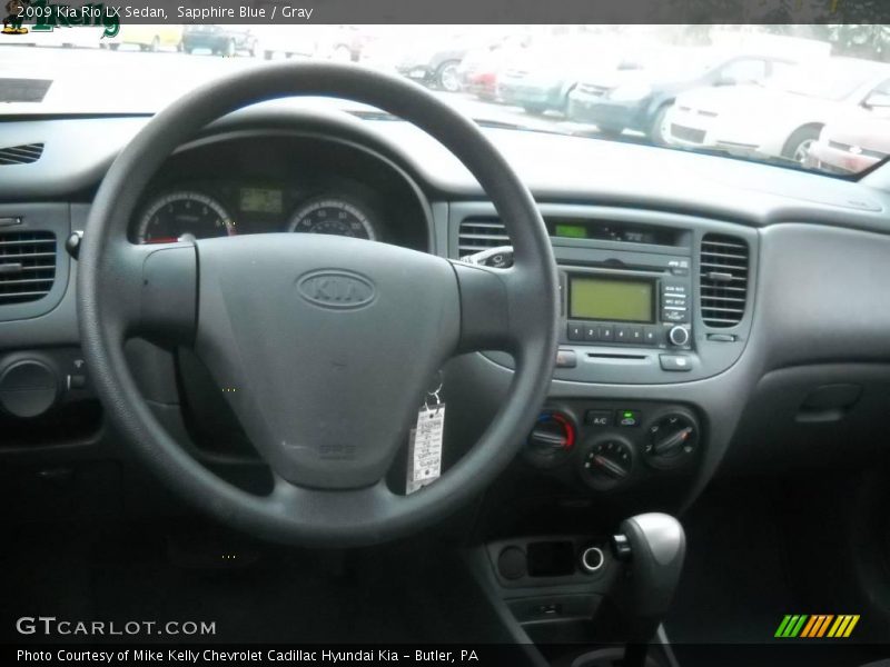 Sapphire Blue / Gray 2009 Kia Rio LX Sedan