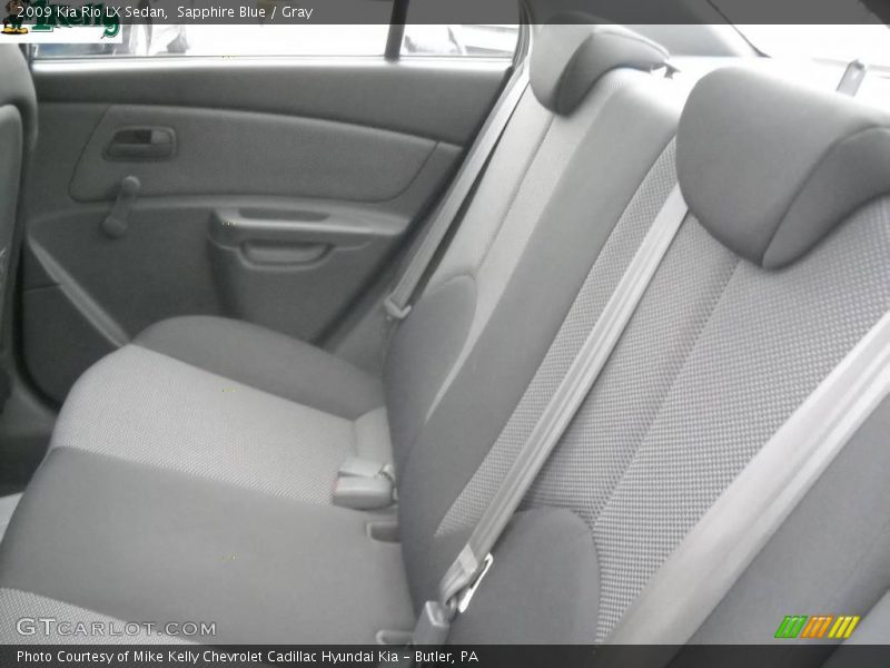 Sapphire Blue / Gray 2009 Kia Rio LX Sedan
