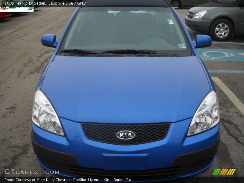 Sapphire Blue / Gray 2009 Kia Rio LX Sedan