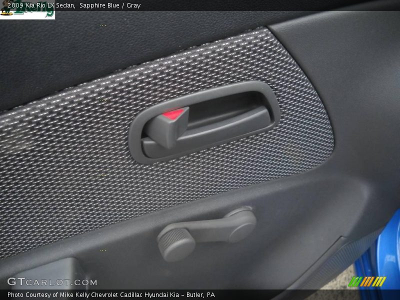 Sapphire Blue / Gray 2009 Kia Rio LX Sedan