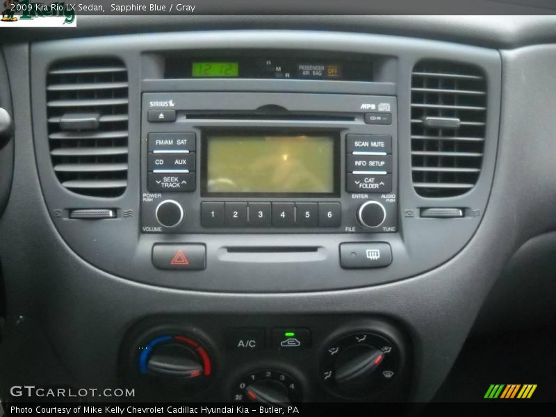 Sapphire Blue / Gray 2009 Kia Rio LX Sedan