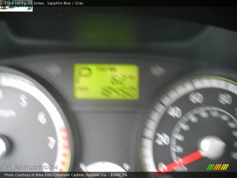 Sapphire Blue / Gray 2009 Kia Rio LX Sedan