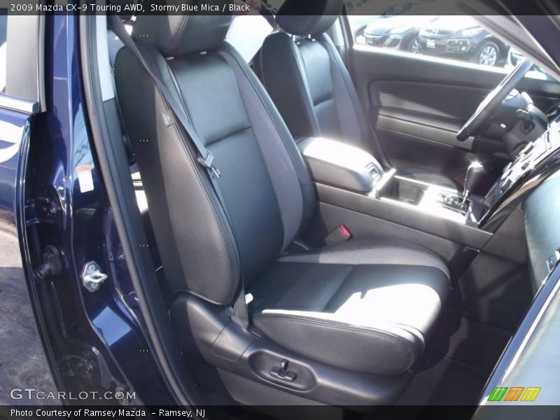Stormy Blue Mica / Black 2009 Mazda CX-9 Touring AWD