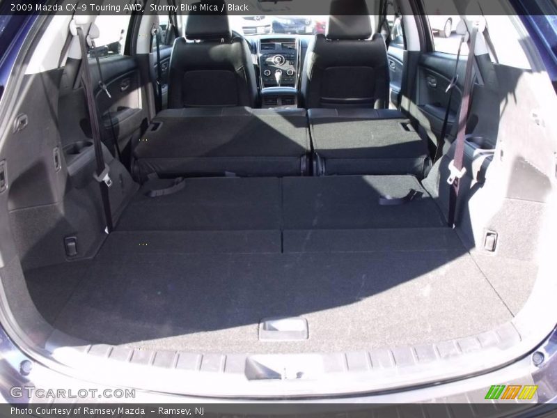 Stormy Blue Mica / Black 2009 Mazda CX-9 Touring AWD