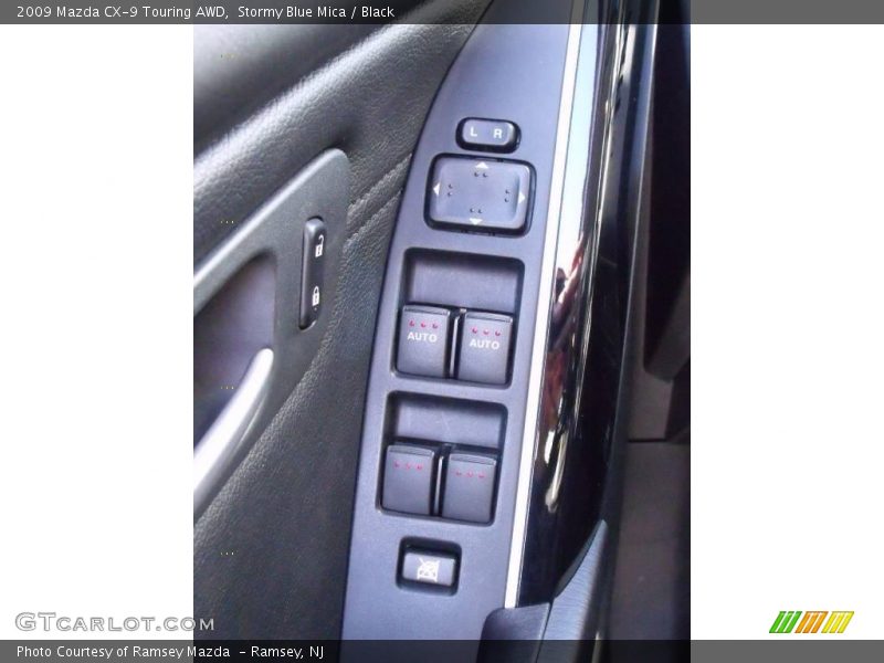 Stormy Blue Mica / Black 2009 Mazda CX-9 Touring AWD