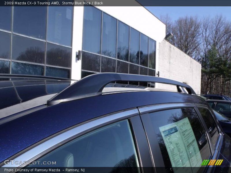 Stormy Blue Mica / Black 2009 Mazda CX-9 Touring AWD