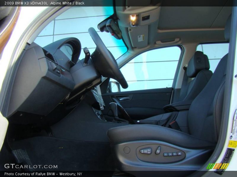 Alpine White / Black 2009 BMW X3 xDrive30i