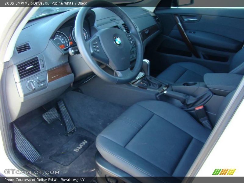 Alpine White / Black 2009 BMW X3 xDrive30i