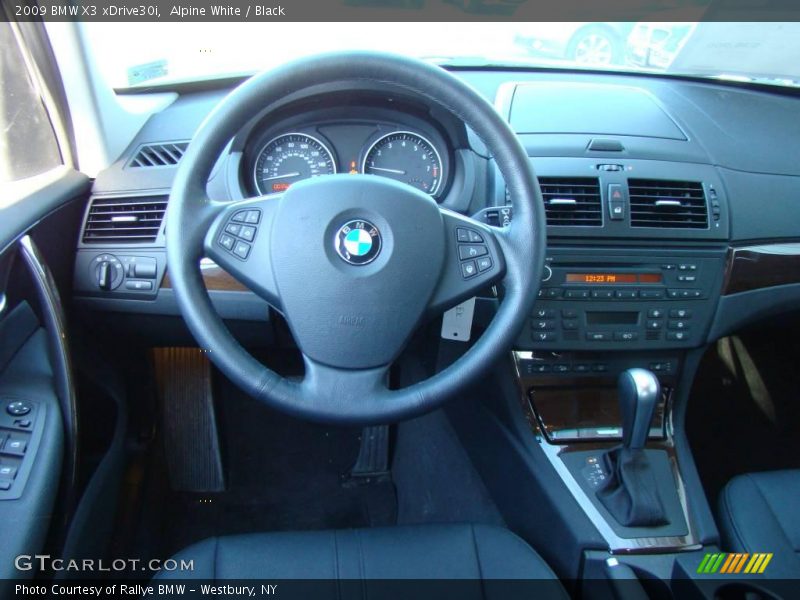 Alpine White / Black 2009 BMW X3 xDrive30i