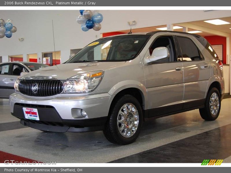 Platinum Metallic / Gray 2006 Buick Rendezvous CXL