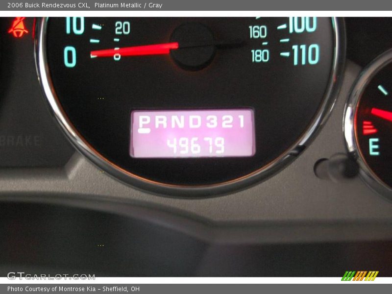 Platinum Metallic / Gray 2006 Buick Rendezvous CXL