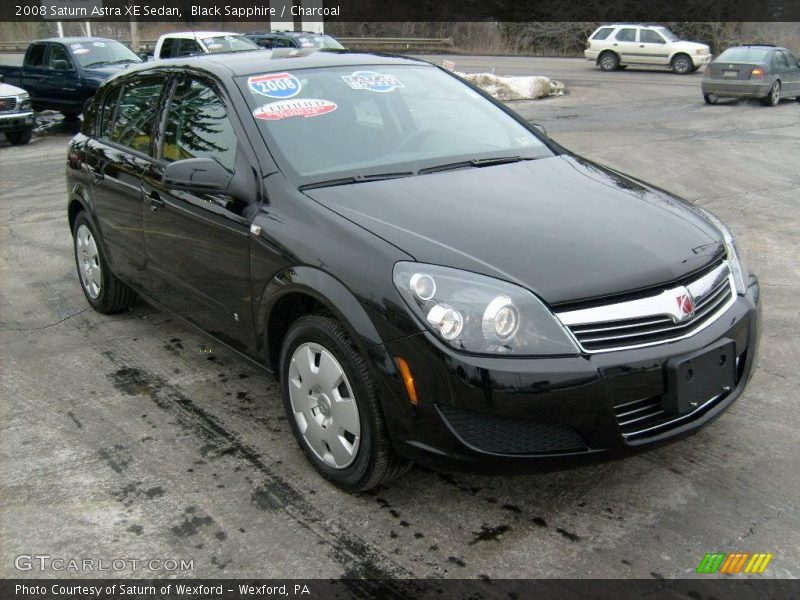 Black Sapphire / Charcoal 2008 Saturn Astra XE Sedan