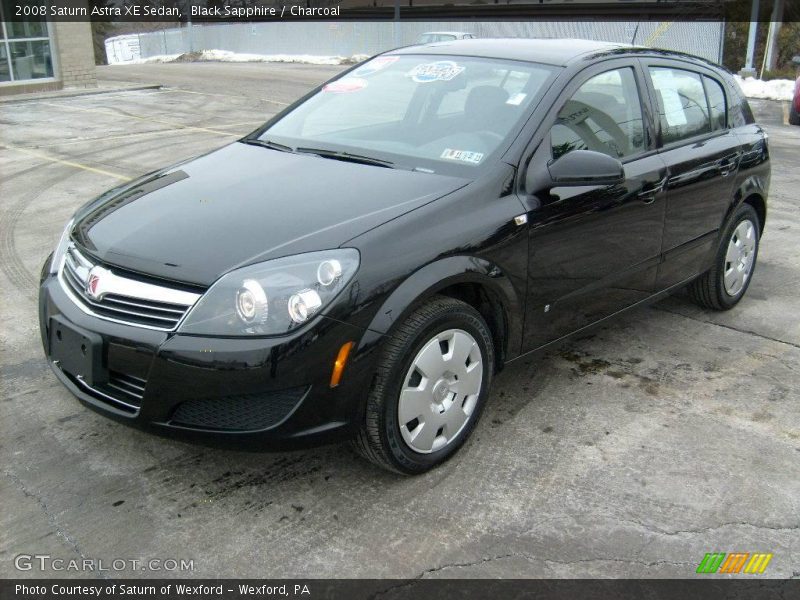 Black Sapphire / Charcoal 2008 Saturn Astra XE Sedan