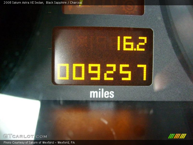 Black Sapphire / Charcoal 2008 Saturn Astra XE Sedan