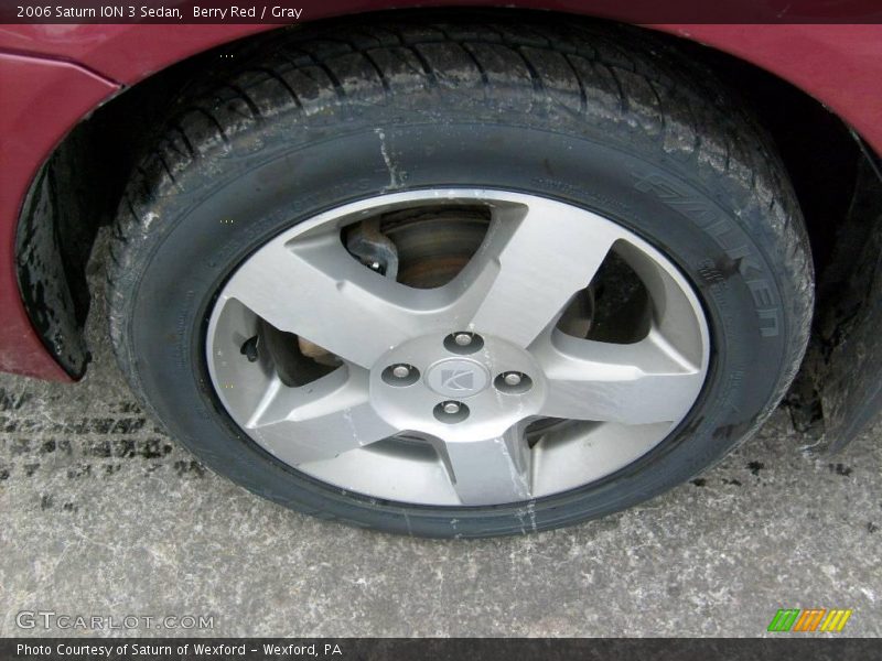 Berry Red / Gray 2006 Saturn ION 3 Sedan