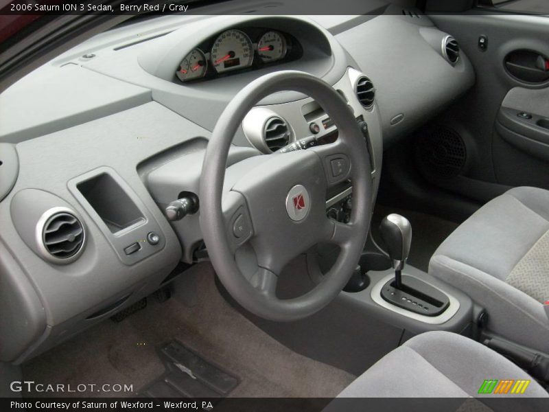 Berry Red / Gray 2006 Saturn ION 3 Sedan