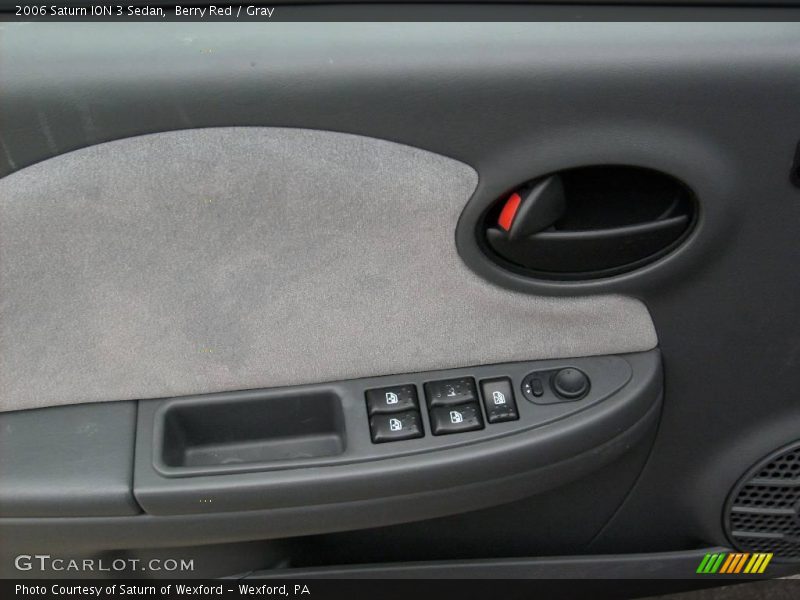 Berry Red / Gray 2006 Saturn ION 3 Sedan