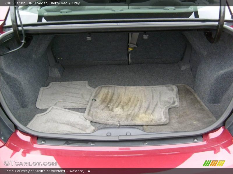 Berry Red / Gray 2006 Saturn ION 3 Sedan