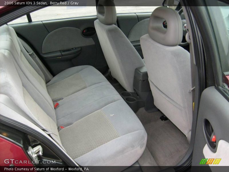 Berry Red / Gray 2006 Saturn ION 3 Sedan