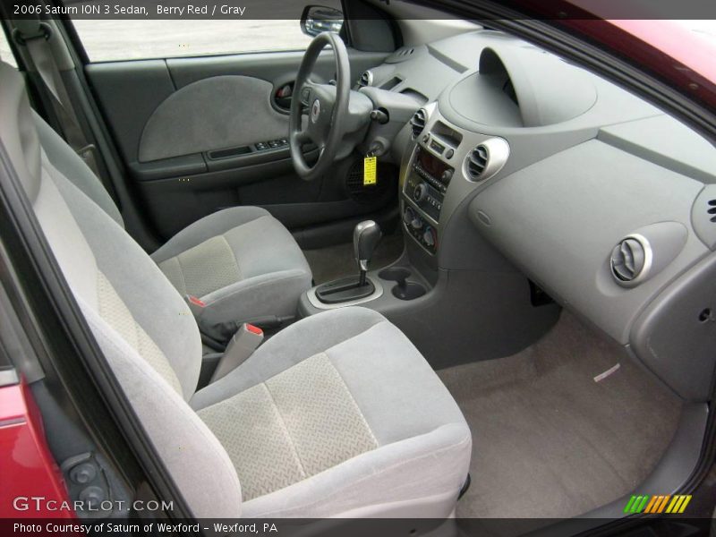Berry Red / Gray 2006 Saturn ION 3 Sedan