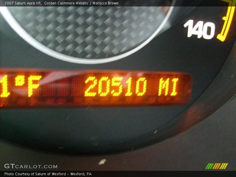 Golden Cashmere Metallic / Morocco Brown 2007 Saturn Aura XR