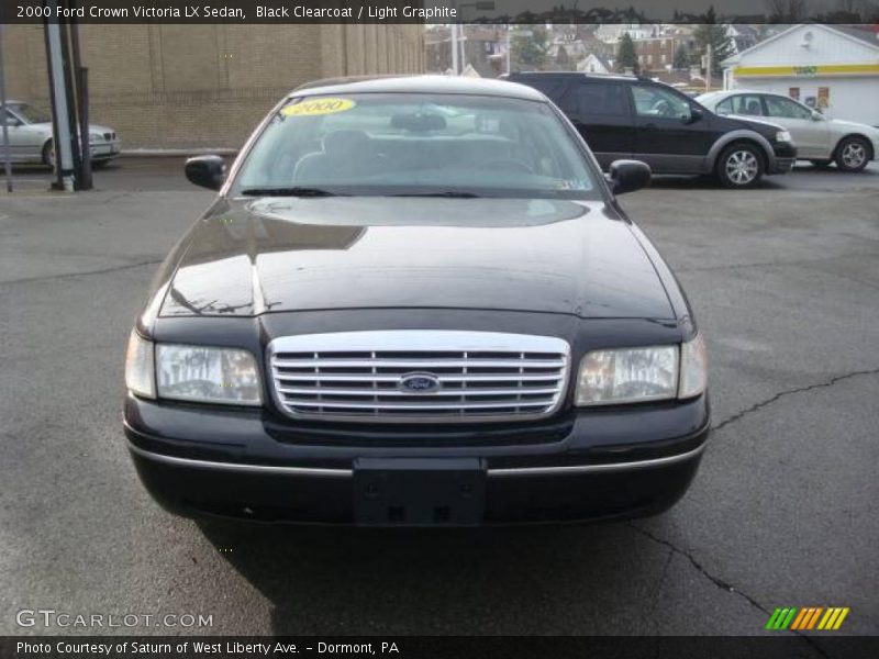 Black Clearcoat / Light Graphite 2000 Ford Crown Victoria LX Sedan