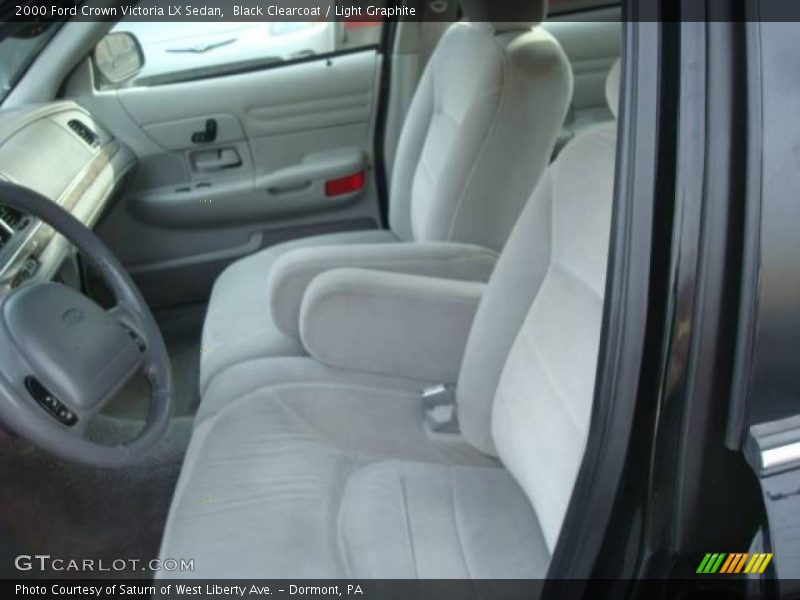 Black Clearcoat / Light Graphite 2000 Ford Crown Victoria LX Sedan